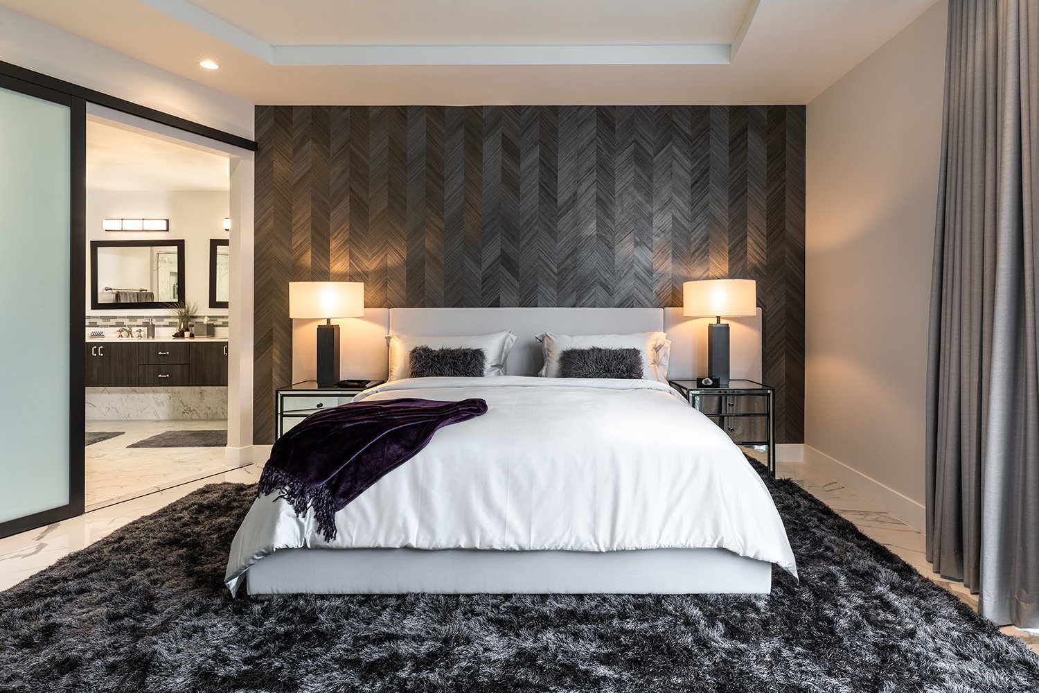 Fort Lauderdale penthouse primary bedroom